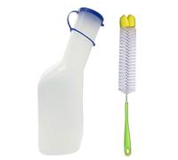Urinoir Homme,1000ml Portable Urinoir Homme,Urinal Portable avec Couvercle,Urinoir Portable avec Poignée,Bouteille Urine avec Couvercle Plastique Réutilisable,pour Voyages,Camping,Déplacement