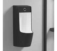 Urinoir intelligent pour homme à fixation murale, anti-déversement et contrôle des odeurs, blanc, idéal pour les toilettes commerciales, technologie de capteur sans contact