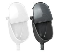 Urinoir monté pour homme - Pièce percée de salle de bain - Lavabo portable - Mécanisme de chasse anti-fuite - Dispositif de raccordement de tuyau durable - Pour voyage, événements en plein air