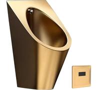 Urinoir mural à capteur automatique en acier inoxydable pour salle de bain moderne