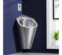 Urinoir mural automatique à induction pour homme en acier inoxydable pour hôtels, centres commerciaux, écoles - Design sans contact pour l'hygiène et la commodité
