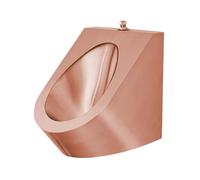 Urinoir mural automatique en acier inoxydable 304 avec capteur de chasse d'eau - Idéal pour les salles de bain des hommes dans les hôtels, les restaurants, les écoles - Design élégant rose pour