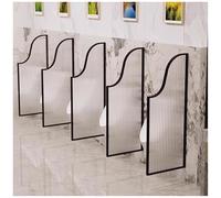 Urinoir Mural avec cloison en Verre trempé pour Toilettes publiques - Solution idéale pour hôtels, écoles et centres commerciaux - Confidentialité et durabilité accrues