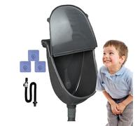 Urinoir mural commercial - Aménagement des toilettes de la salle de bain, plongeur de rinçage réglable | Lavage d'urine avec couvercle, accessoire de tuyau pour le camping de véhicules à domicile