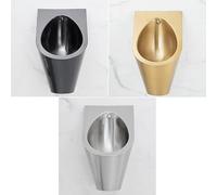 Urinoir mural commercial en acier inoxydable 304 avec capteur automatique pour salle de bain pour homme, idéal pour bars et espaces commerciaux, design intelligent à induction