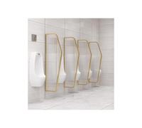 Urinoir mural durable pour homme, idéal pour les écoles, les centres commerciaux et les toilettes publiques (titane)