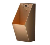 Urinoir mural en acier inoxydable 304 for homme, avec capteur automatique et kit de drainage, for salle bain, garage, bar Urinoir sanitaire(Rose Gold)
