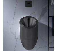 Urinoir mural en acier inoxydable avec capteur automatique - Solution hygiénique de salle de bain commerciale pour les toilettes des hommes dans les maisons et les établissements publics