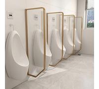 Urinoir mural en acier inoxydable, cloison de séparation pour urinoir, écran de confidentialité, toilettes publiques, panneau déflecteur en acier inoxydable, écran en verre trempé pour salle