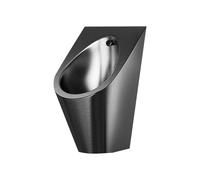 Urinoir Mural Intégré En Acier Inoxydable 304 For Toilettes For Hommes, Chasse D'eau À Une Touche, Adapté Aux Écoles, Hôtels Et Centres Commerciaux(Black,Sensor)
