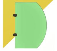 Urinoir mural pour enfants avec cloison - Solution hygiénique et sûre pour les écoles et les jardins d'enfants - Parfait pour l'hygiène et la sécurité des enfants