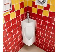 Urinoir mural pour homme avec évier pour école, hôtel, bar et centres commerciaux - Facile à installer et à nettoyer (1)