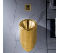 Urinoir mural pour homme en acier inoxydable avec capteur - Robinet de salle de bain commercial à chasse automatique, installation facile pour un usage domestique, design moderne, hygiénique et
