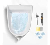 Urinoir Mural pour Hommes, sans perçage, Accessoires d'installation Inclus, urinoir sans Eau pour Usage Domestique/Commercial, Convient aux Toilettes des prisons de Géorgie, aux hôtels et au