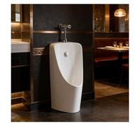 urinoir mural Urinoir d'angle Urinoirs for hommes anti-déversement, urinoir commercial avec tuyau et valve de chasse, inverseur d'urinoirs en céramique, urinoirs de nuit for hommes