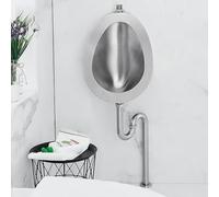 Urinoir Mural, Urinoir For Hommes En Acier Inoxydable, Résistant Aux Éclaboussures Et Aux Odeurs, Couramment Utilisé Dans Les Centres Commerciaux, Les Écoles(Surface-mounted B)
