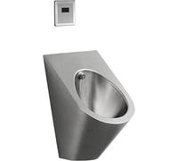 Urinoir mural Urinoirs muraux intelligents en acier inoxydable avec chasse d'eau automatique - Idéal pour les écoles et les centres commerciaux Conception compacte pour une utilisation effic