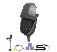 Urinoir Murinal Avec Couvercle,Urinoir Extérieur Salle De Bains Garage Lavage,Toilette Adjustable Antidérapante Avec Tuyau Pour Dortoir Camping Camping Car Garage Arrière-Cour Maison - Pour Maison Cam