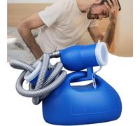 Urinoir portable 2000ML, adapté au camping, à la voiture, aux voyages, lit, urinoir anti-débordement for hommes, tuyau de 1,6 M, facile nettoyer