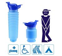 Urinoir Portable De 750ml Pour Voyage En Plein Air, Randonnée, Camping, Sac D'urine Pliable, Toilette D'urgence, Récepteur D'urine, Pot De Patient, Seau À Pipi
