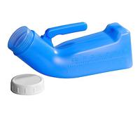 Urinoir portable en plastique avec couvercle pour homme, 1 l, pour voyage, tente, camping, urgence