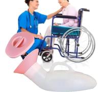 Urinoir portable for femme 1000 ml, urinoir féminin anti-débordement avec échelle, conception à bouche souple, adapté la voiture, au camping, aux voyages, chambre, translucide