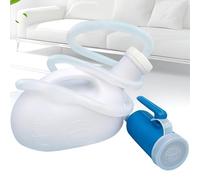 Urinoir portable for homme 2000 ml avec tuyau de 104 cm, échelle transparente, anti-éclaboussures, adapté à la voiture, aux voyages, au camping, réutilisable