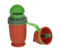 Urinoir Portable pour Enfants, Bouteille Pot Voyage à L'épreuve des Fuites pour Garçons Filles, Toilettes D'urgence en Tass, avec Entonnoir Doux, pour Camping Voitures (rouge)