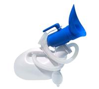 Urinoir portable pour homme - PE 2000 ml | Urinoirs à tube long, anti-déversement, bouteille d'urine pour voyage, camping, voiture avec couvercle | Solution de salle de bain portable pour soins aux