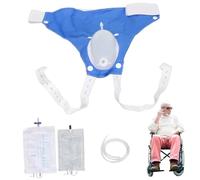 Urinoir portable pour les hommes, 1 ensemble ensemble de collecteurs d'urines fuites avec une capsule de capture silicone, un pantalon coton et des sacs collecte pour les hommes âgés