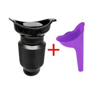 Urinoir Portable Rétractable De Haute Qualité Pour Homme Et Femme,Toilette Mobile De 750ml,Pour Camping En Plein Air,Voyage En Voiture - Type Black Urinal Funnel