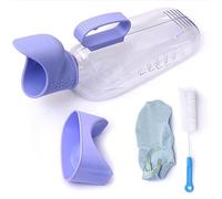 Urinoir portable unisexe, bouteille d'urine anti-déversement, toilettes d'urgence for patients, personnes âgées, voyage, extérieur(Women)