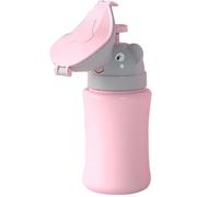 Urinoir pour bébé, pot de voyage, toilettes de crise, design anti-fuite, construction portable et légère, voyage en voiture et camping, 20 x 12 x 8 cm, bleu, rose