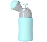 Urinoir pour bébé, pot de voyage, toilettes de crise, design anti-fuite, construction portable et légère, voyage en voiture et camping, 20 x 12 x 8 cm, bleu, rose