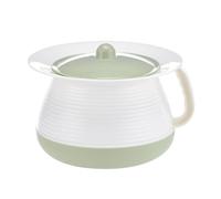Urinoir pour enfants et adultes avec couvercle, urinoir de nuit léger en plastique, base antidérapante pour personnes âgées, portable, facile à nettoyer, peut également servir de (Green, 21x18.5x14cm)