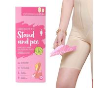 Urinoir pour femme - 10 entonnoirs en papier anti-fuite | Urinoir portable et ergonomique pour femmes, filles, femmes enceintes, idéal pour les voyages et l'utilisation