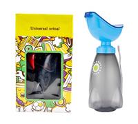 Urinoir pour femme - Bouteille d'urinoir unisexe - Bouteilles d'urinoir de voyage pour hommes - Récipient pour urinoir avec couvercle - Entonnoir pour femme - Dispositif anti-fuite pour auteur