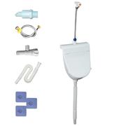 Urinoir Pour Garage - Dispositif Murale De Dérivation D'Urine Pour Extérieur - Urinoir Anti-Débordement Avec Couvercle Pour Garçons Camping Camping-Car Garage Toilette Extérieure