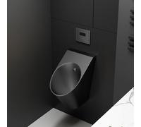 Urinoir pour homme à capteur automatique mural en acier inoxydable 304 haute efficacité, anti-odeur, design hygiénique, parfait pour les hôtels, les restaurants et les toilettes publiques