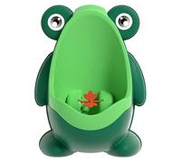 Urinoir pour Tout-petits pour Garçons à Fixation Murale avec Cible de Visée, Design de Dessin animé Mignon, Matériau PP, adapté aux Garçons de 0 à 8 Ans (GREEN)