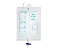 Urinoir, sac collecteur d'urine, 1000ml, portable, ventilé, for voyage, incontinence (hommes)(Men)