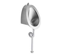 Urinoir sans eau en acier inoxydable - Urinal universel avec tuyau et valve de chasse d'eau pour bars, écoles et hôpitaux
