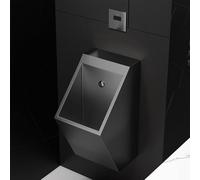 Urinoir Suspendu en Acier Inoxydable, Urine à Capteur Intelligent pour Hommes, pour Bar, Salle de Bain, Hôtel, Boutique(Gray)