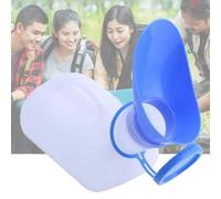 Urinoir unisexe 1000 ml, urinoir avec adaptateur, conception de poignée ergonomique, adapté à la maison, au camping ou voiture, petite bouteille voyage