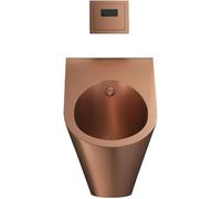 Urinoir vertical en acier inoxydable 304, urinoir anti-éclaboussures à capteur intelligent, urinoir mural pour salle de bain, pour la maison, l'hôtel, le bar ou l'aéroport, urinoir doré, urinoir or r