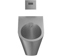 Urinoir vertical en acier inoxydable 304, urinoir anti-éclaboussures à capteur intelligent, urinoir mural pour salle de bain, pour la maison/l'hôtel/le bar/l'aéroport, urinoir doré avec capteur, urin