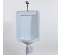 Urinoirs commerciaux en céramique pour hommes avec robinet de chasse, urinoir mural anti-fuite, adapté aux salles de bains, écoles, restaurants et bureaux.(Style-b)