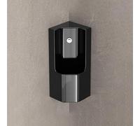 Urinoirs D'angle pour Salle de Bain pour Hommes,Mural Urinoirs en Céramique,avec Vanne de Chasse D'eau à Capteur,pour Toilettes Hôtels.(Nero)