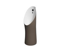 Urinoirs pour Hommes Anti-Fuites, avec Chasse D'eau à Capteur/Bouton, Urinoir en Céramique à Poser au Sol, pour Salle de Bain, Hôtel, Lieux Publics(Brown)