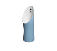 Urinoirs pour Hommes Anti-Fuites, avec Chasse D'eau à Capteur/Bouton, Urinoir en Céramique à Poser au Sol, pour Salle de Bain, Hôtel, Lieux Publics(Blue)